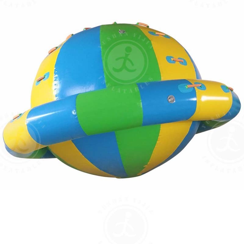 Durable Cheap Price UFO Balloon Inflatable Water Game Saturn Roller Portable Human Gyroscope Rides For Sale