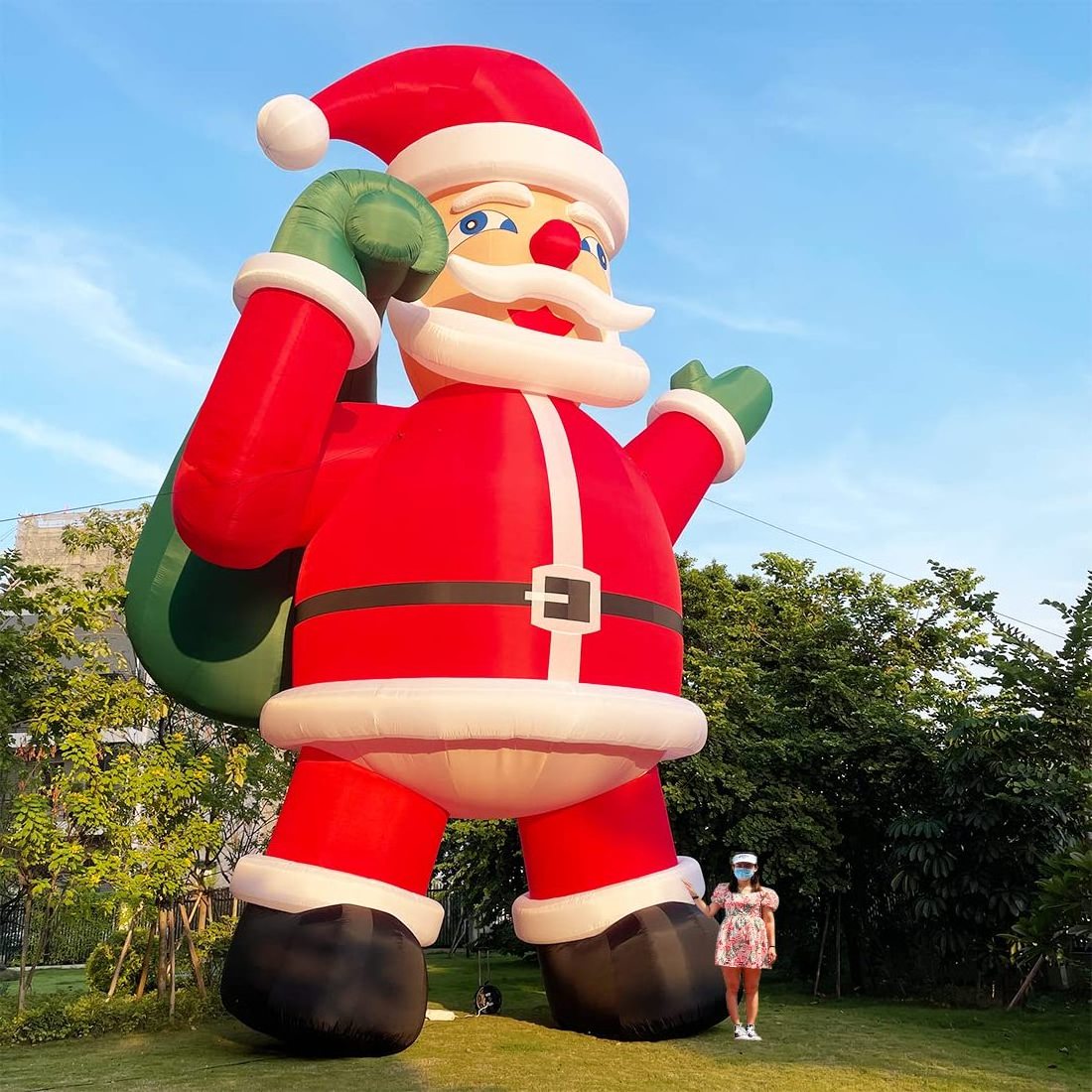 inflatable santa claus big santa claus and snowman inflatable inflatable santa claus family for decoration