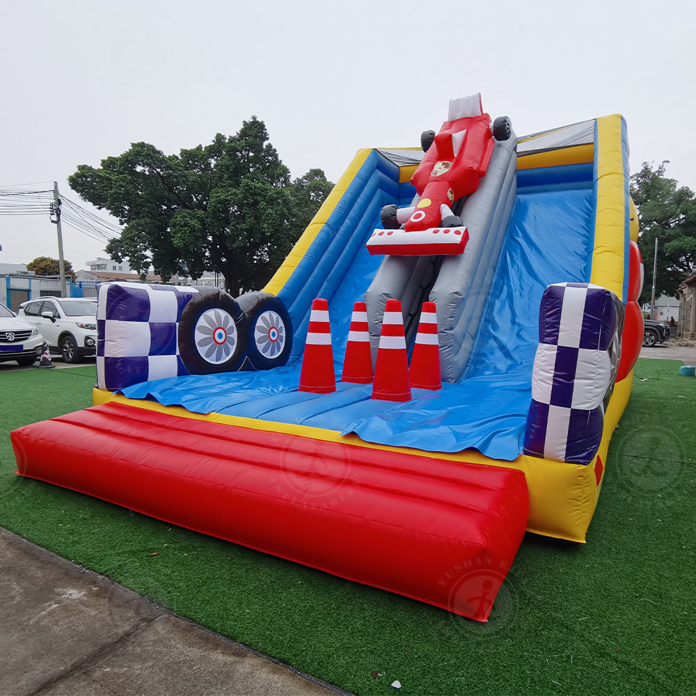 Factory Wholesale Good Quality Outdoor Inflatable Water Side For Kid Bounce House Double Lane Inflatable Slide With Climbing