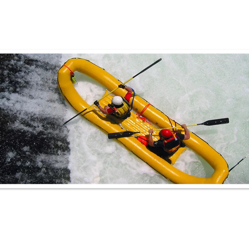 inflatable life boat life raft fire used rescue hovercraft inflatable rescue raft on snow and ice