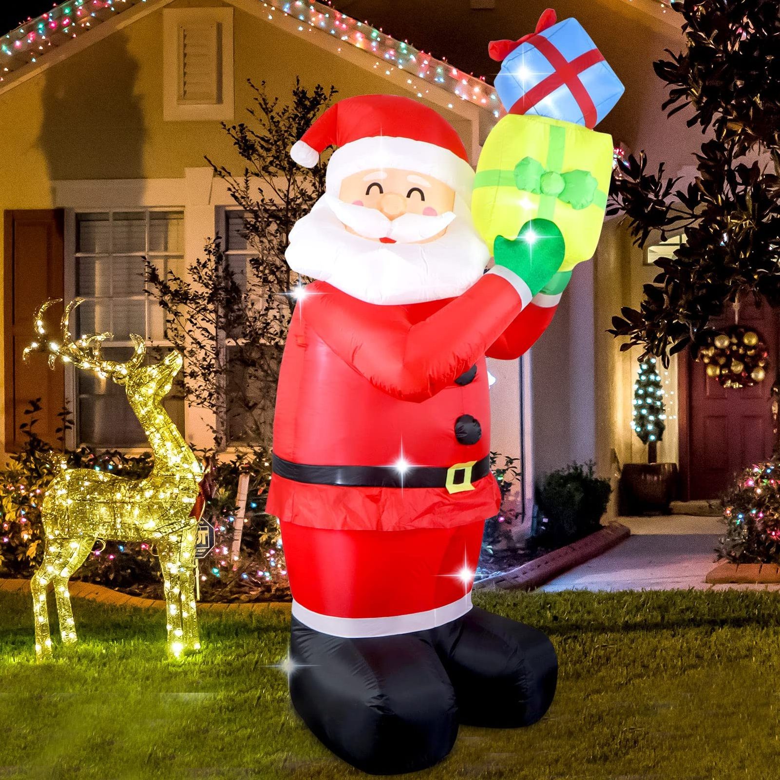 inflatable santa claus big santa claus and snowman inflatable inflatable santa claus family for decoration