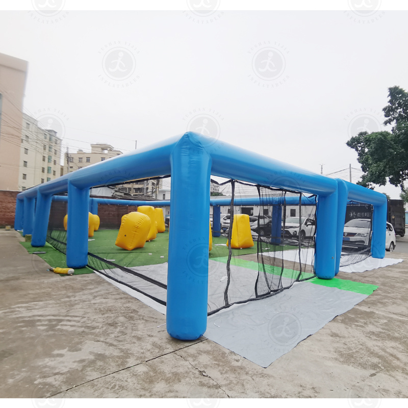 2023 Commercial Inflatable Paintball Arenas Paintball Fields For Sale Paintball Inflatable Arena With Portable Bunker For Rental