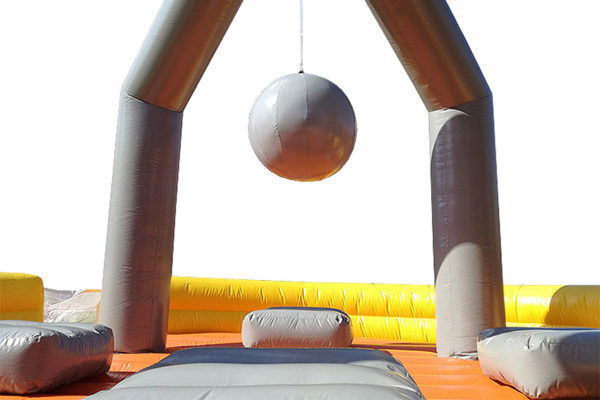 Adult entertainment outdoor sport jumping castle bouncer inflatable wrecking ball game Inflatable Swing Him Off Sports Game