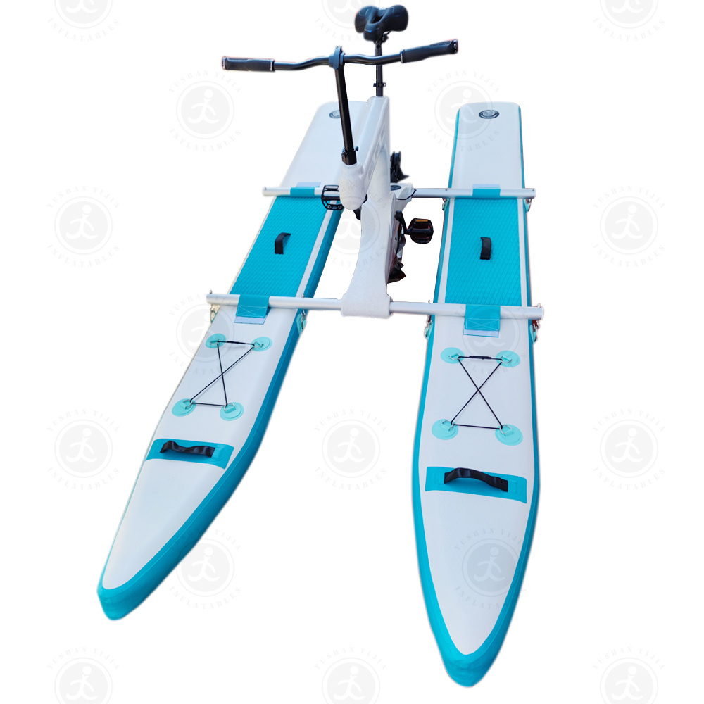 Inflatable Water Bike For Water Sport Portable Yacht Kayak Boatbike Sea Pedal Bicycle Boat for Aquatic Parks