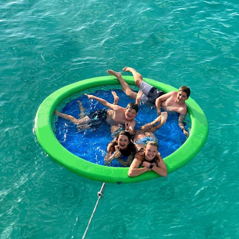 Hot Sale Floating Water Hammock Float Swimming Lounger Pool Summer limited inflatable floating water mat Lights as Air Boats