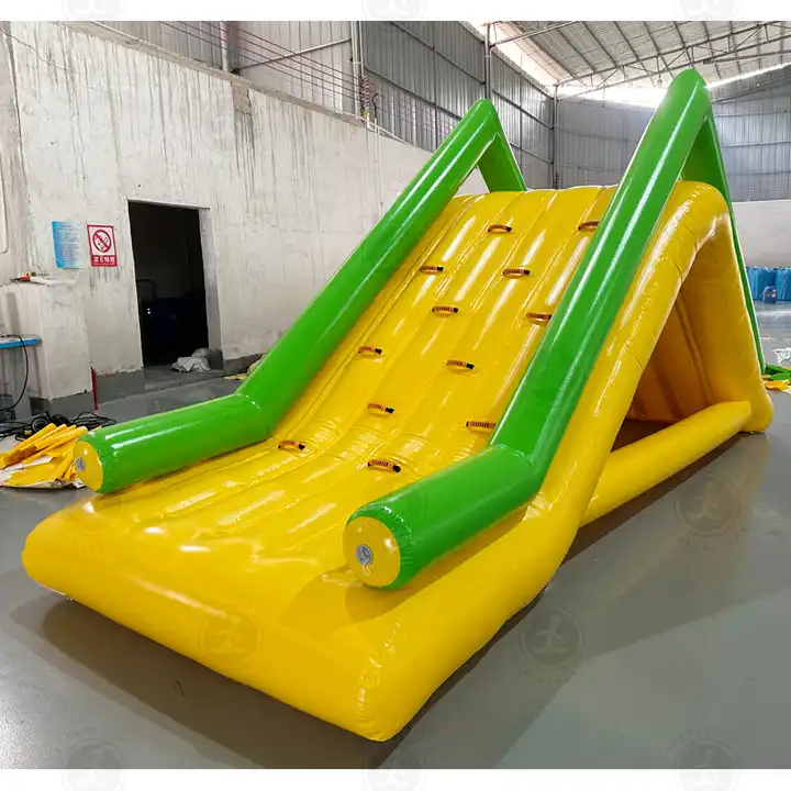 Outdoor Water Park Equipment Inflatable Toys Slide Floating Water Slide Inflatable Slides