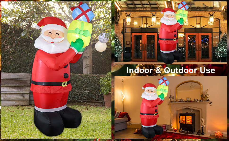 Hot selling cheap Santa Claus inflatable decorations inflatable Santa Claus suit giant inflatable santa claus for sale