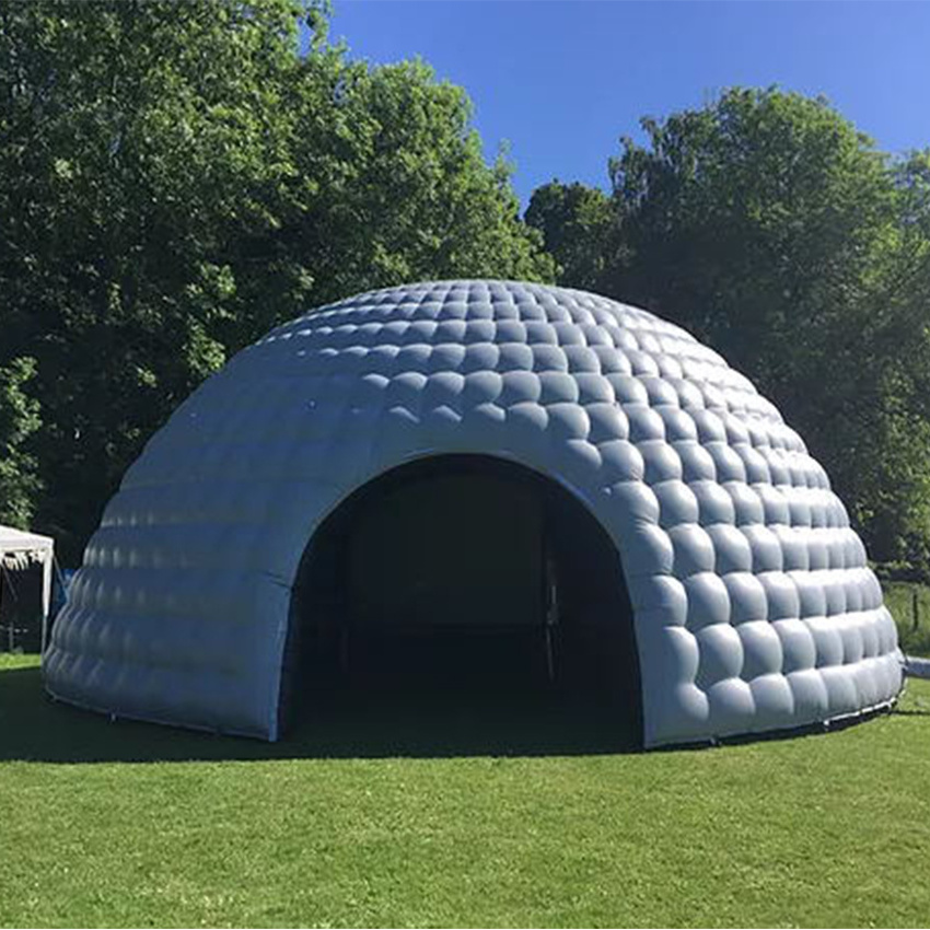 Outdoor Inflatable Dome Camping Tent Inflatable Igloo with Custom Print