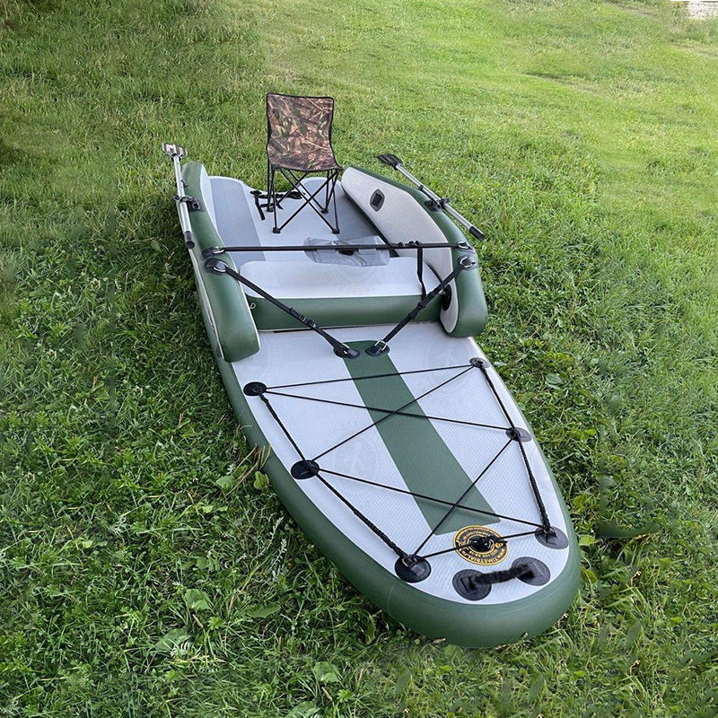 2 Person Inflatable Kayak 2 Person Factory Custom Fishing Canoe Custom PVC Hypalon Kaboat Rescue Rubber Rowing Boat with Motor