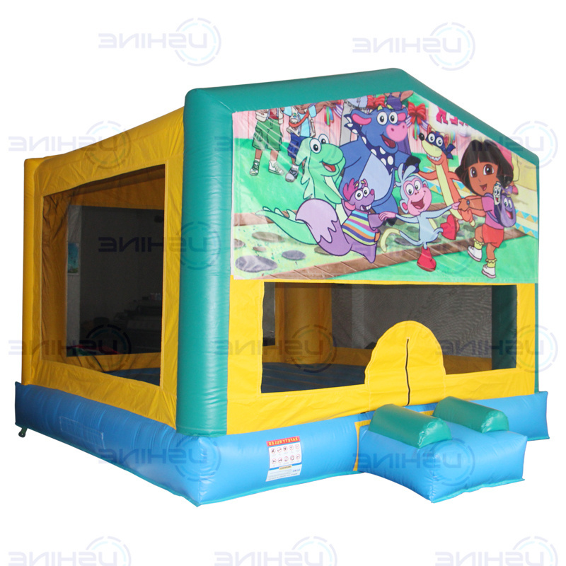 Portable Outdoor Small Kids Playground Inflatable Bouncer Jumping House For sale