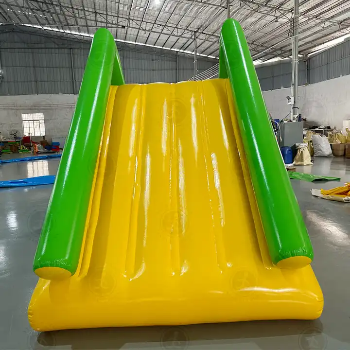 Outdoor Water Park Equipment Inflatable Toys Slide Floating Water Slide Inflatable Slides