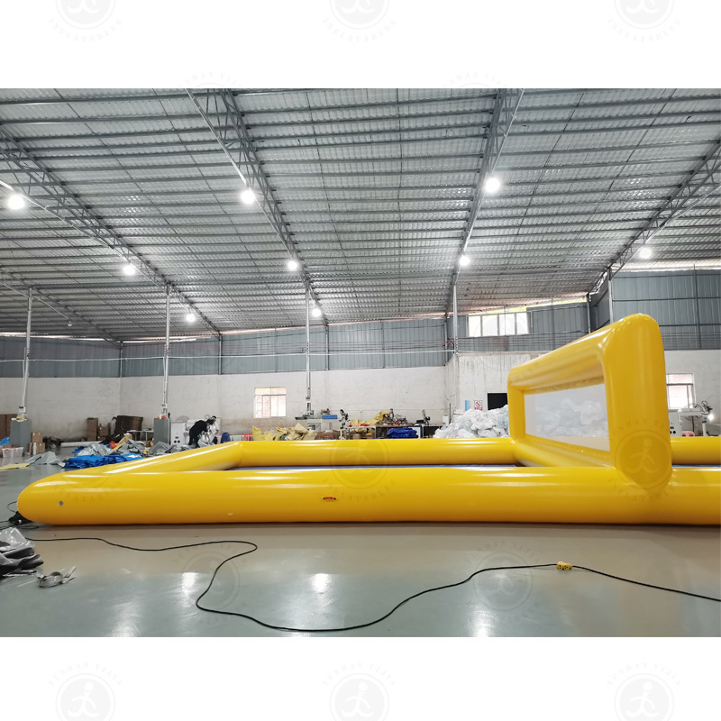 Water Play Giant Inflatable Beach Volleyball Court  inflatable volleyball court and pool inflatable volleyball court