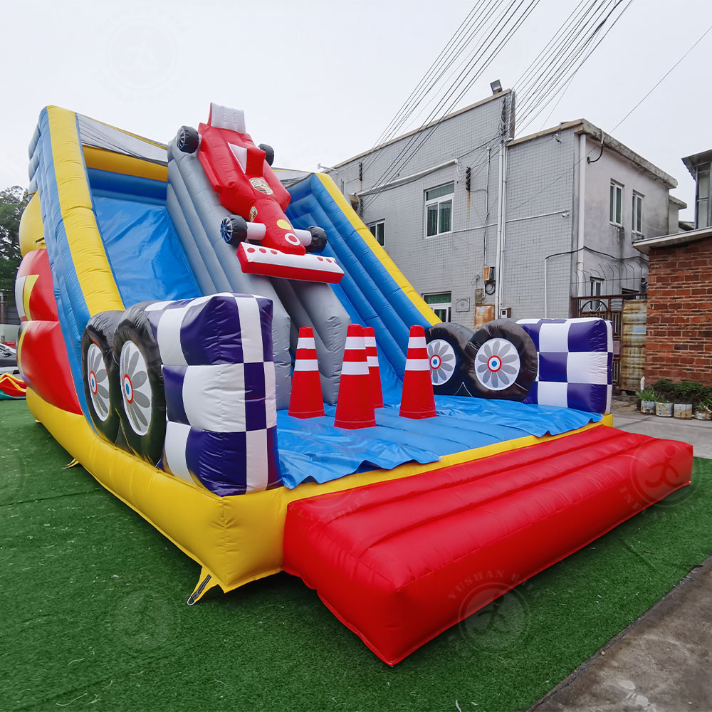 Factory Wholesale Good Quality Outdoor Inflatable Water Side For Kid Bounce House Double Lane Inflatable Slide With Climbing