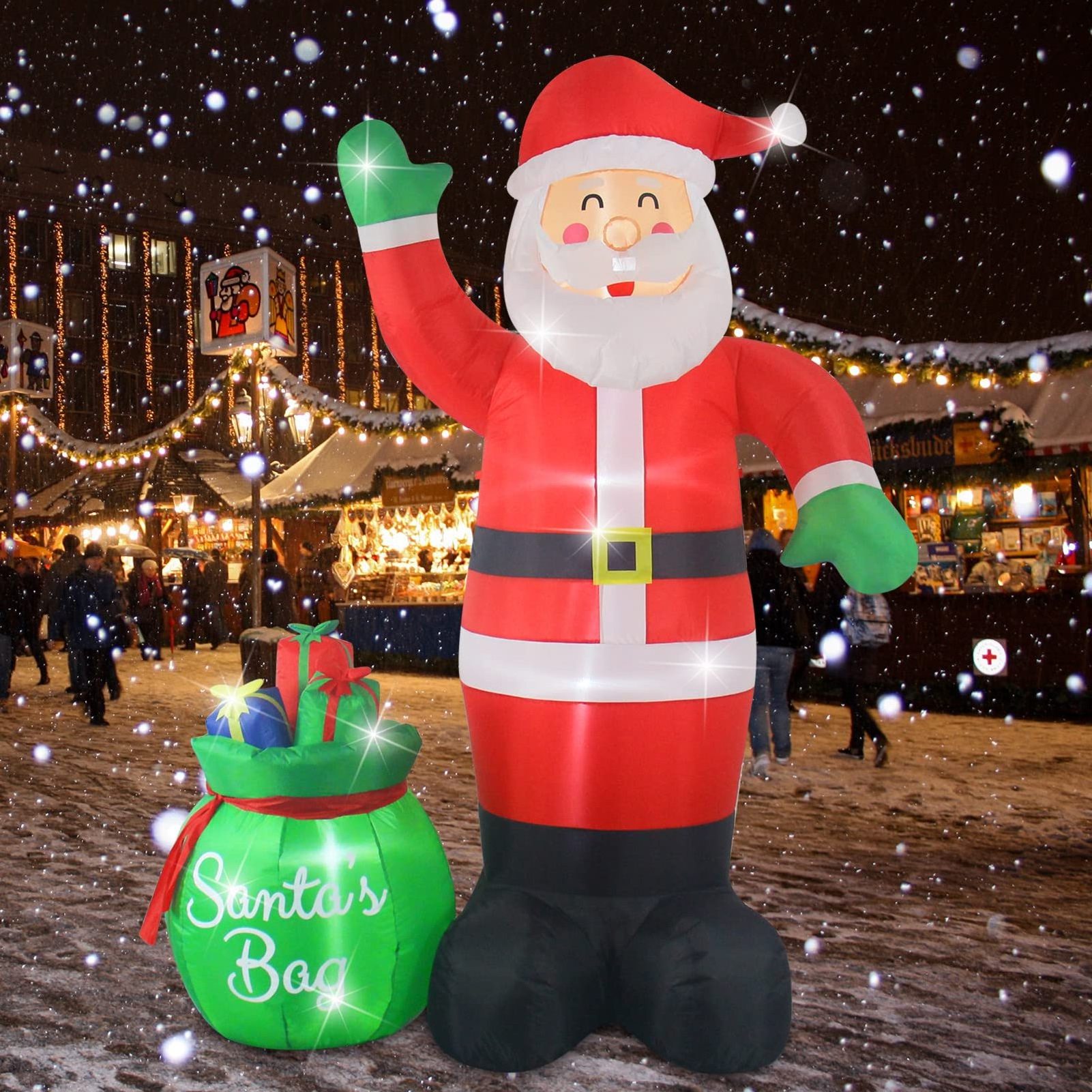 Hot selling cheap Santa Claus inflatable decorations inflatable Santa Claus suit giant inflatable santa claus for sale