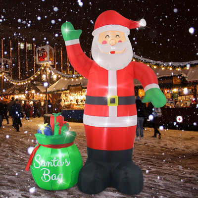 Hot selling cheap Santa Claus inflatable decorations inflatable Santa Claus suit giant inflatable santa claus for sale