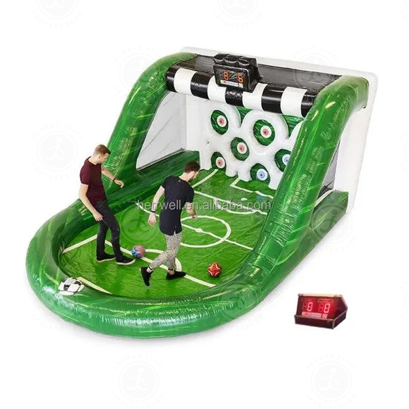 Inflatable Soccer Hit Game Hot selling inflatable training soccer dart football shooting game for sale