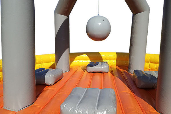 Adult entertainment outdoor sport jumping castle bouncer inflatable wrecking ball game Inflatable Swing Him Off Sports Game