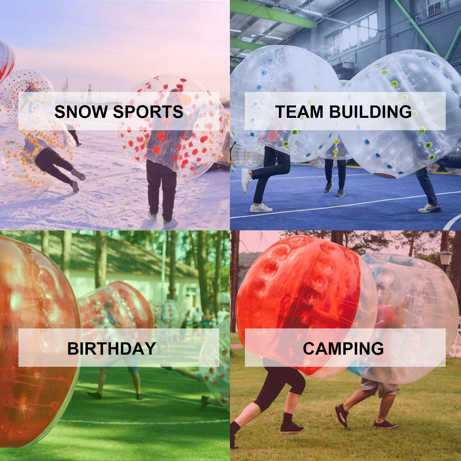 High quality TPU material giant inflatable soccer ball PVC Body Zorb Bumper Ball Suit For Adult Knocker-ball