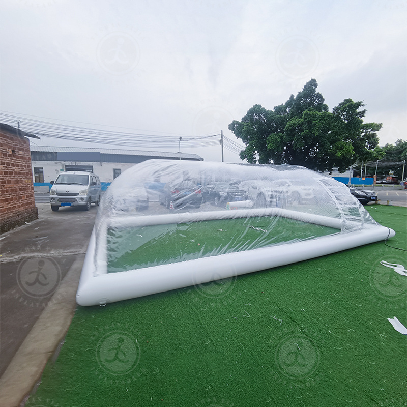 2023 Factory Outlet Durable PVC  Cover For Swimming Pool  Outdoor Inflatable Clear Doom Tent Swimming Pool Cover