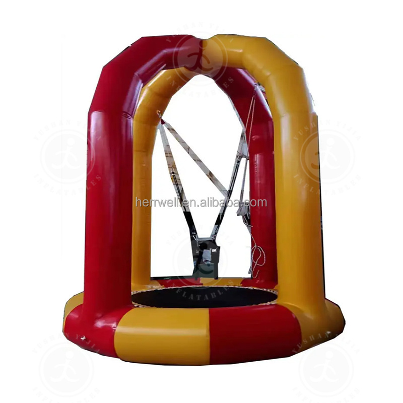 Commercial Customized Inflatable Sports Game  Inflatable Trampoline Jumping Bed Bungee Jumping Trampoline