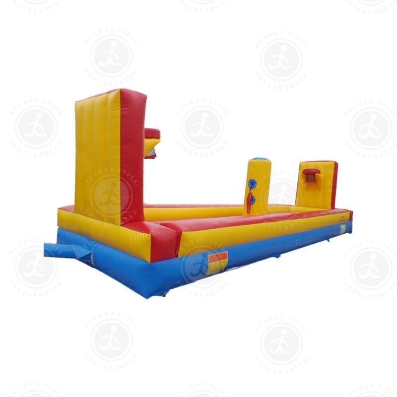 Factory Outlet Outdoor Sports Game Inflatable Football Basketball Bungee Inflatable Games for Children's Events