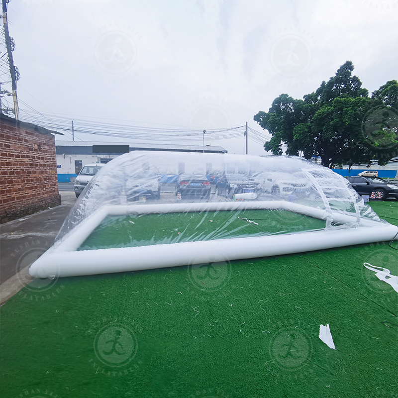 2023 Factory Outlet Durable PVC  Cover For Swimming Pool  Outdoor Inflatable Clear Doom Tent Swimming Pool Cover