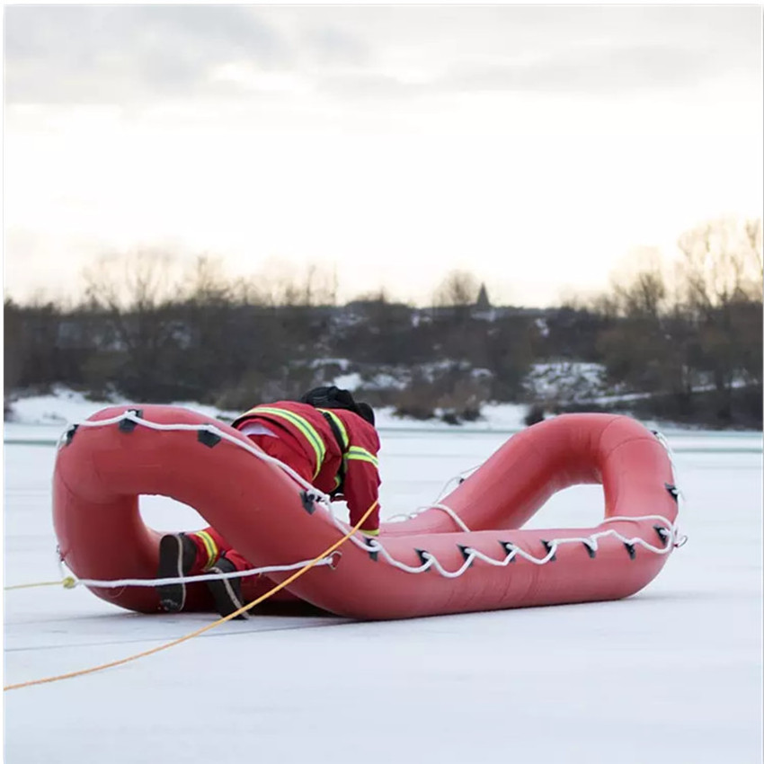 inflatable life boat life raft fire used rescue hovercraft inflatable rescue raft on snow and ice