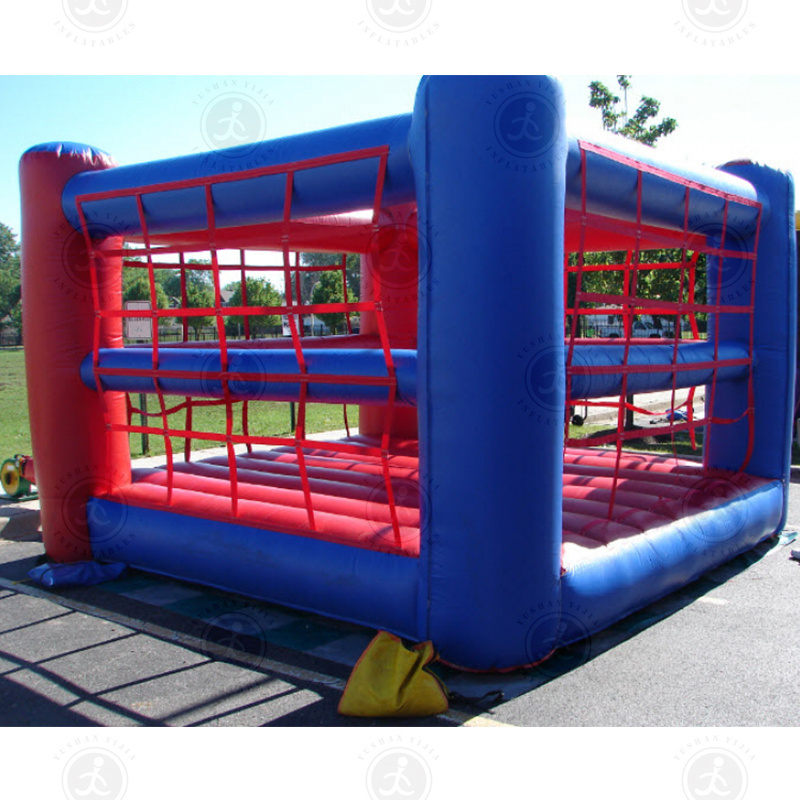 2023 Super Exciting  Inflatable Sport Games  Portable Bouncy Boxing Inflatable Boxing Ring With Helmets For Party or Event