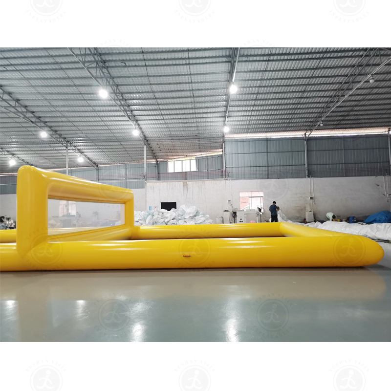 Inflatable Floating Volleyball Court, Inflatable Water Volleyball Game giant inflatable volleyball court