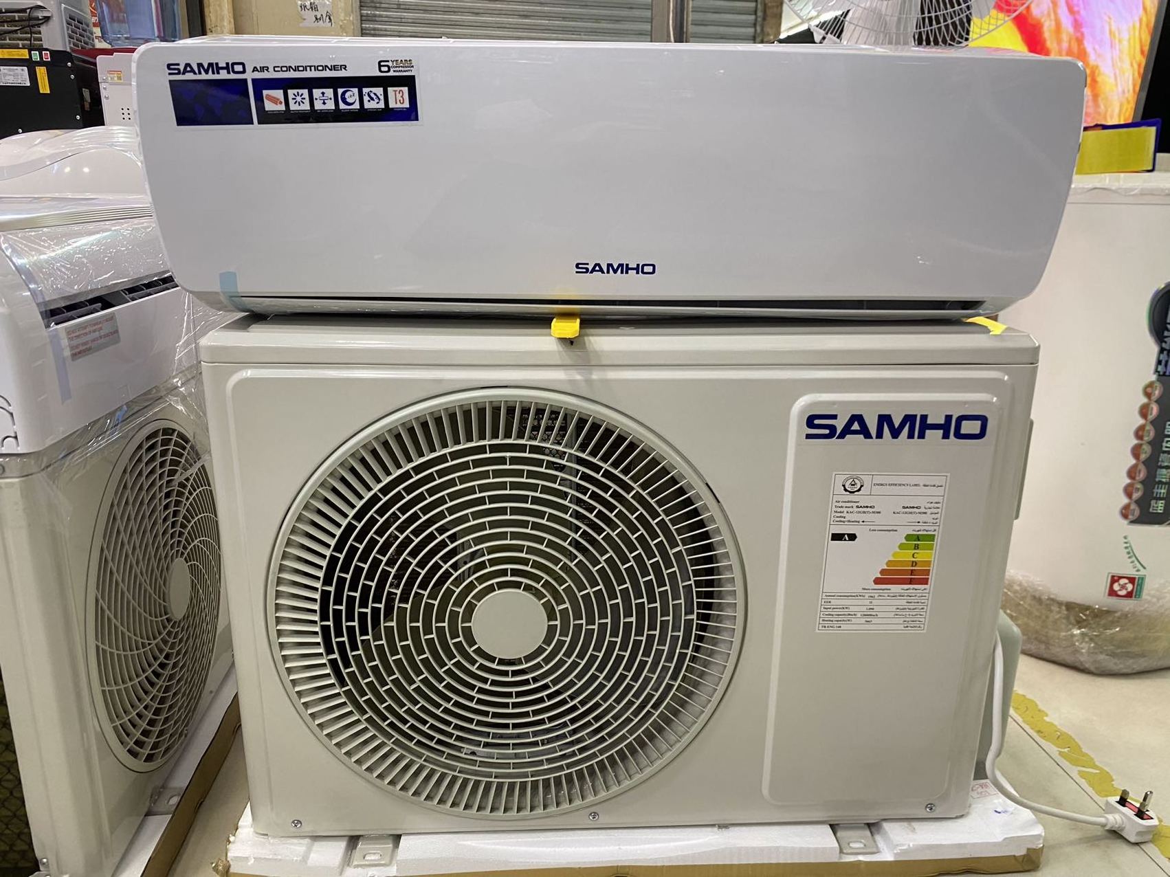 12000BTU  Samho R32 Cooling and Heating Split Tpye Wall Mounted Gas Air Conditioners Split Air Conditioner Split Climat