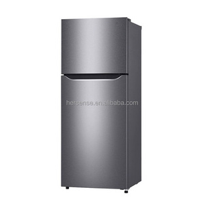 refrigerator for home with copper pipes bottom freezer with water dispenser stainless steel free standing 340L air cooled two do