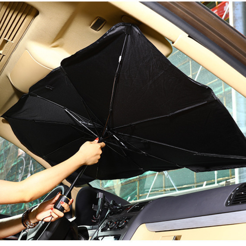 Custom Portable Folding Retractable Windshield Car Sunshade Umbrella for Car Front Window