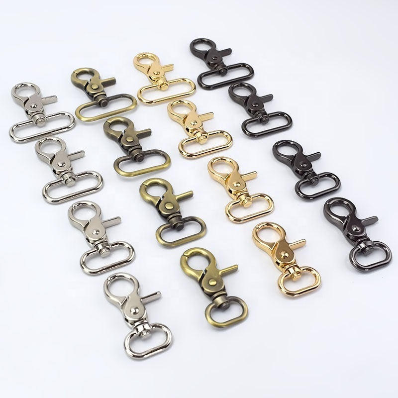 Meetee H4-1 Luggage Accessory Swivel Lobster Buckle Alloy Belt  Buckle for Handbag Clasp Lobster Trigger Clips Snap Bag Hook