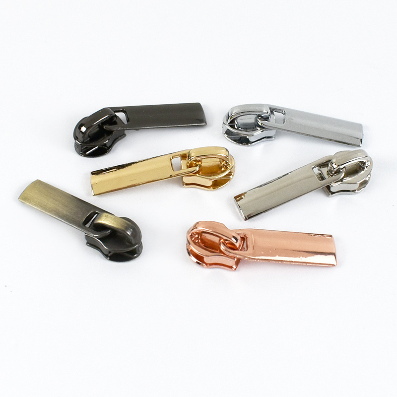 Meetee ZT140 3# Garment Sewing Repair Kit Luggage Hardware Accessories Zip Pull Nylon Plating Zipper Slider