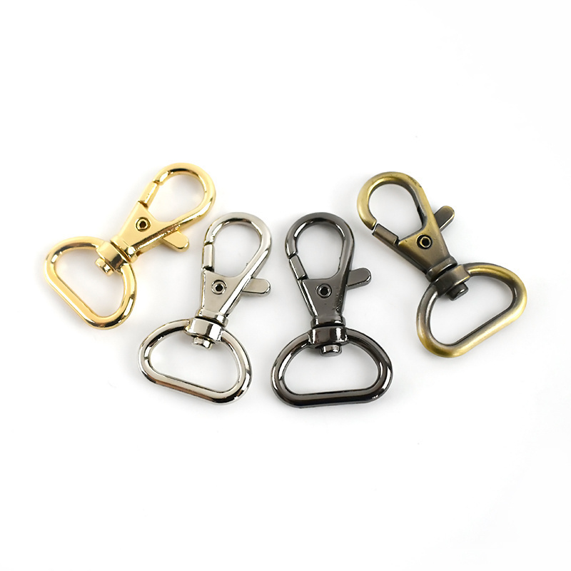 Meetee BF131 10/13/16/20/25mm Bag Strap Buckles Alloy Clasps Lobster Snap Hook For Handbag Chain Swivel Trigger Clips Buckle