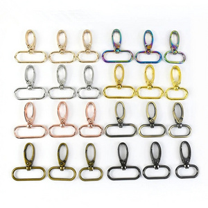 Meetee F4-3 16/19/25/32/38mm Alloy Bags Snap Hook DIY KeyChain Buckle Bag Luggage Accessories Handbag Clasps Swivel Hooks Buckle