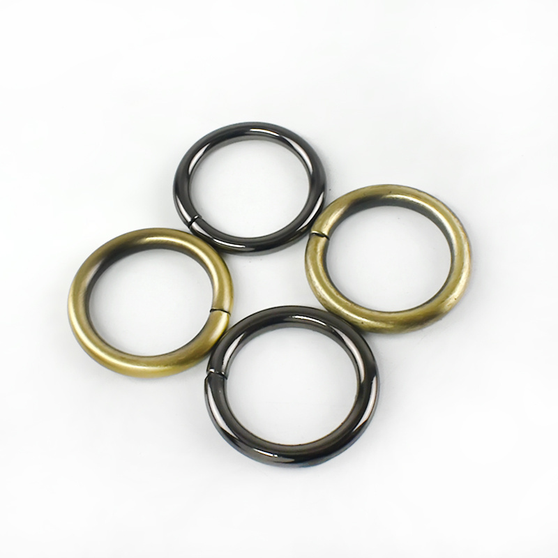 Meetee H2-1 26mm Alloy O Ring Buckle Customized Round O Shape Ring Luggage Bag Hardware for Handbag Strap Circle Buckles Fitting