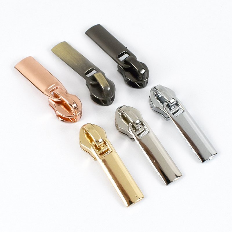 Meetee ZT140 3# Garment Sewing Repair Kit Luggage Hardware Accessories Zip Pull Nylon Plating Zipper Slider