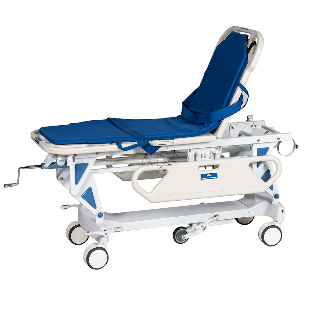 Hospital Patient Transport Trolley Patient Stretcher Bed