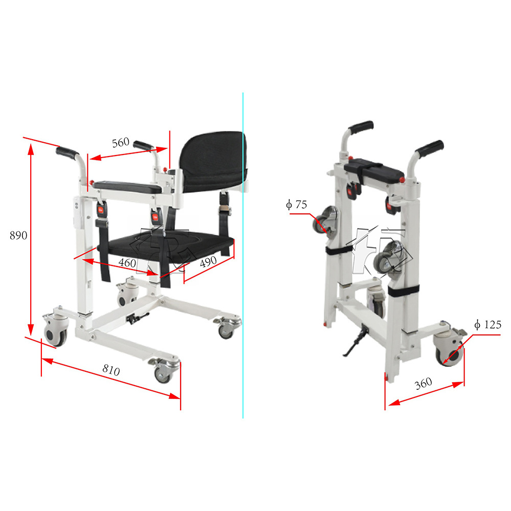 Patient Lift Transfer from bed to chairs