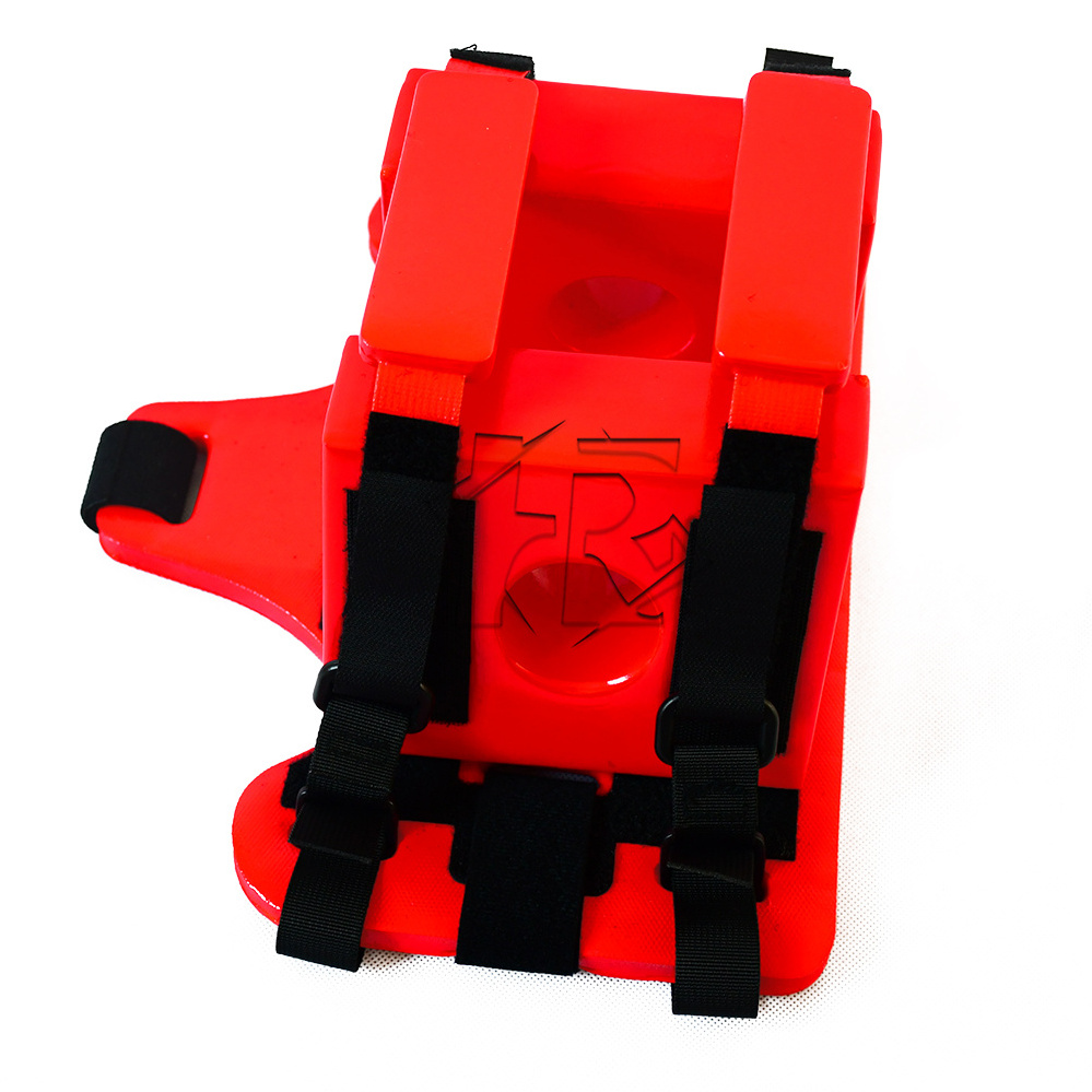 Spine board head block Head immobilizer for emergency rescue spine board stretcher