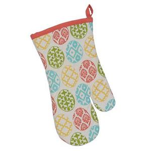 Glynniss good quality beautiful printed style cotton material kitchen cooking oven bbq gloves