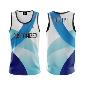 sublimated mesh Sports Tank Tops for Fans Apparel men Basketball singlets quick dry kids Soccer Volleyball vest