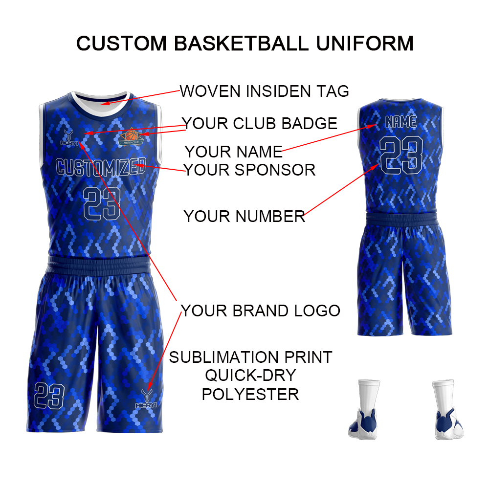 Custom wholesale design Retro Sublimation reversible hoop Kids Single vest kit set shirt Men's basketball uniform jersey