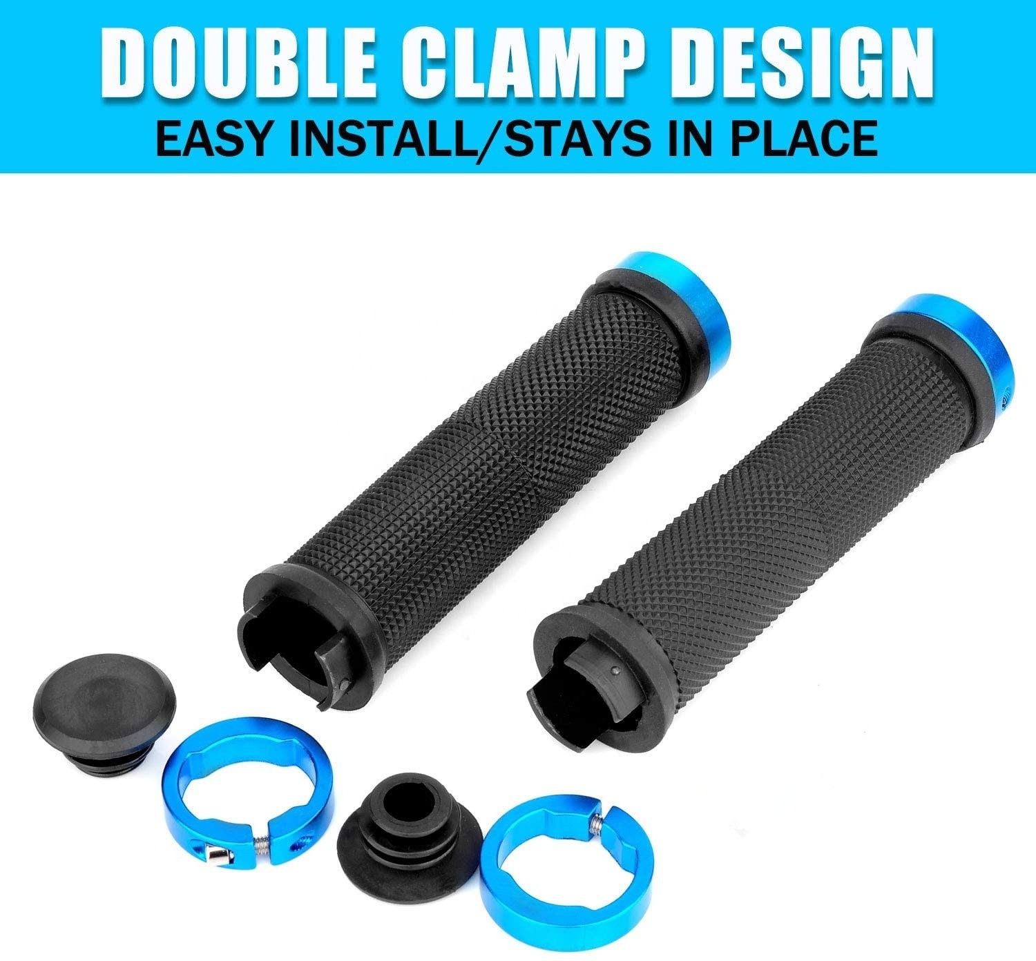 MTB Bicycle Handlebar Grip Ultralight BMX Mountain Road Bike Grips Soft Anti Skid Shockproof Bicycle Handlebar