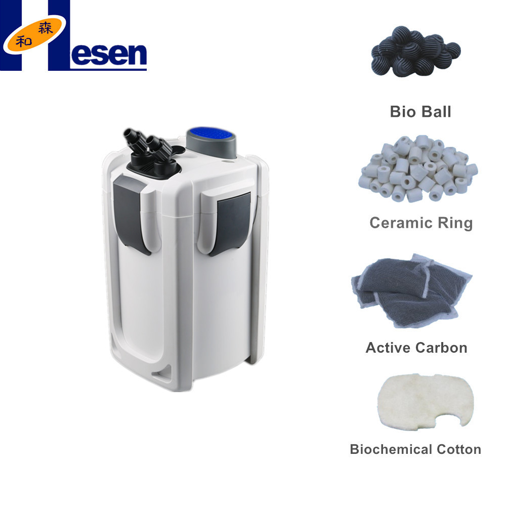 HW-7 Aquarium Cotton Canister Filter Bio Sponge Back Hang On External Canister Filter Aquarium Top Filter