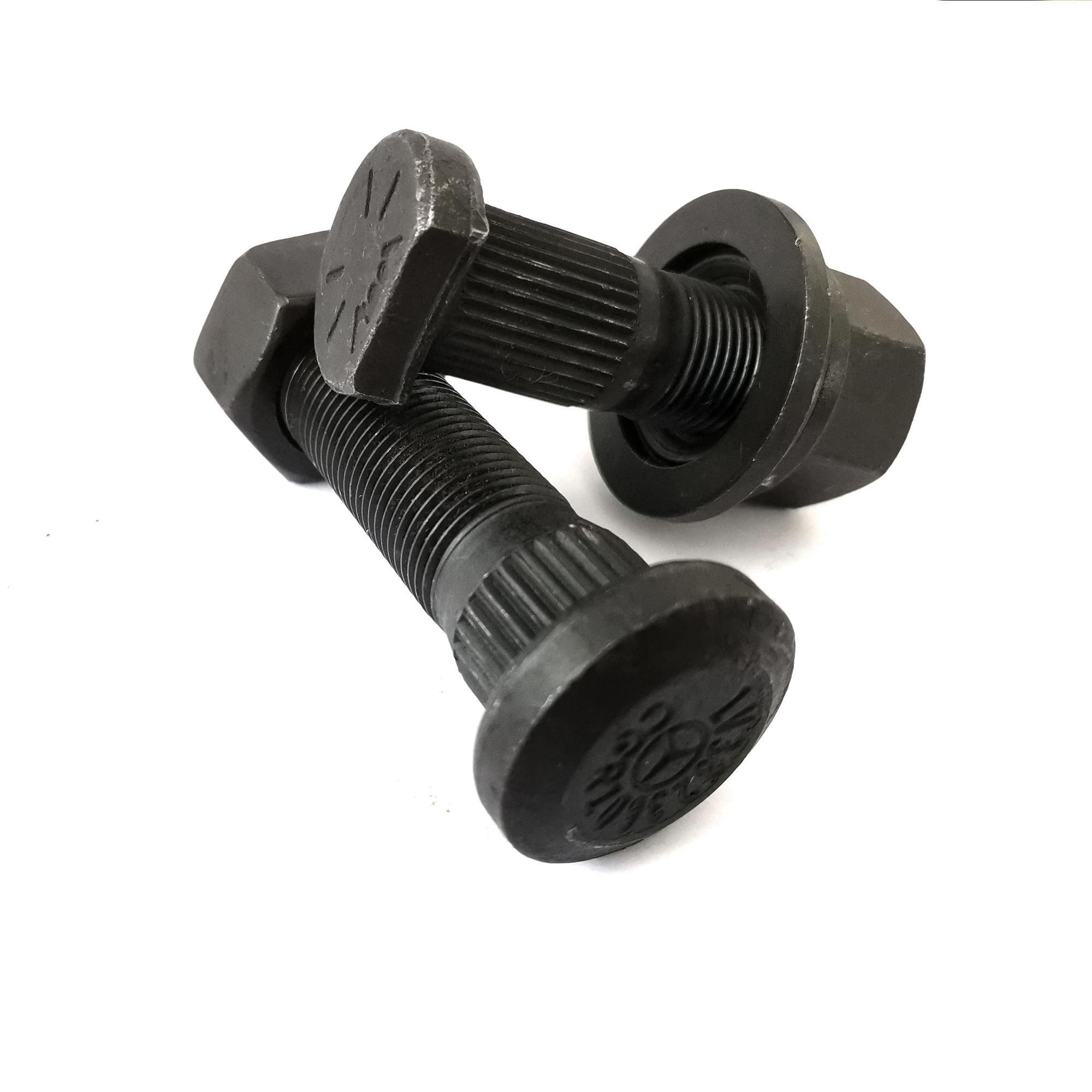 Construction machinery part wheel spare part undercarriage parts Tyre bolt and nut wheel bolt and nut 1v3323