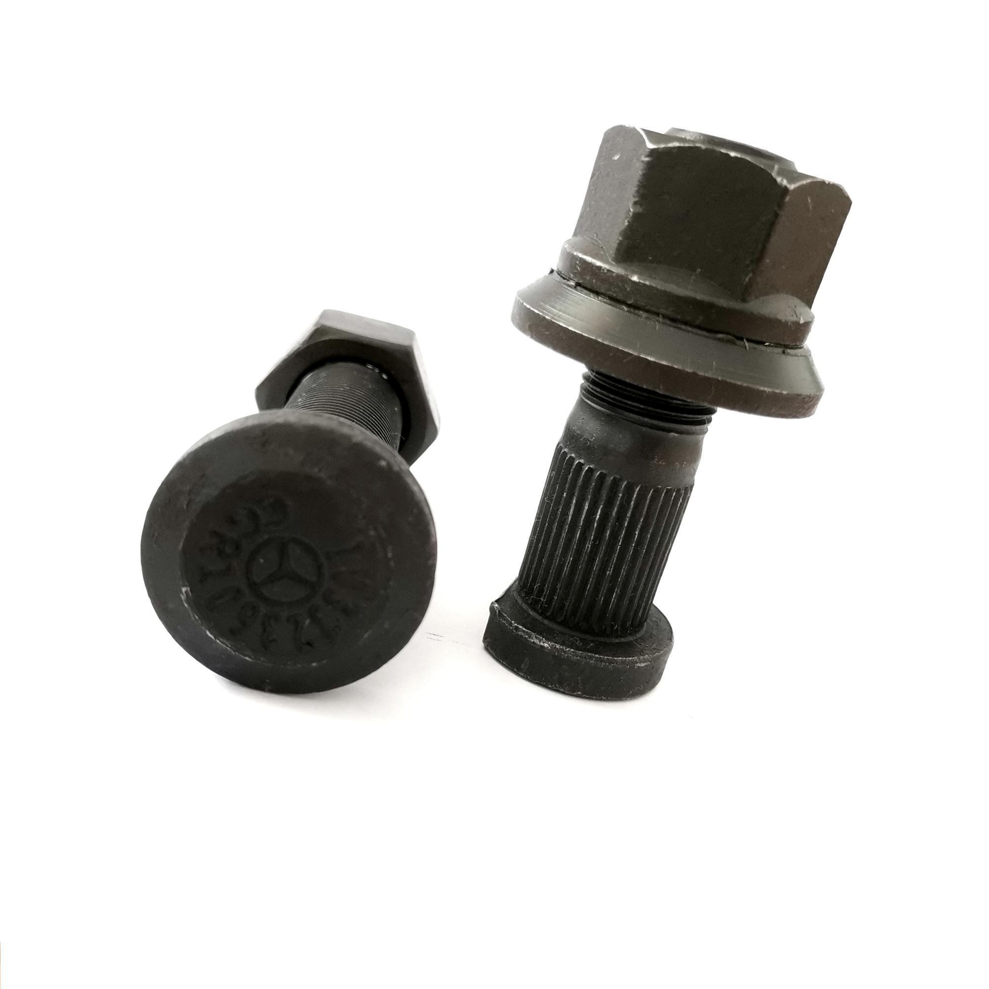 Construction machinery part wheel spare part undercarriage parts Tyre bolt and nut wheel bolt and nut 1v3323