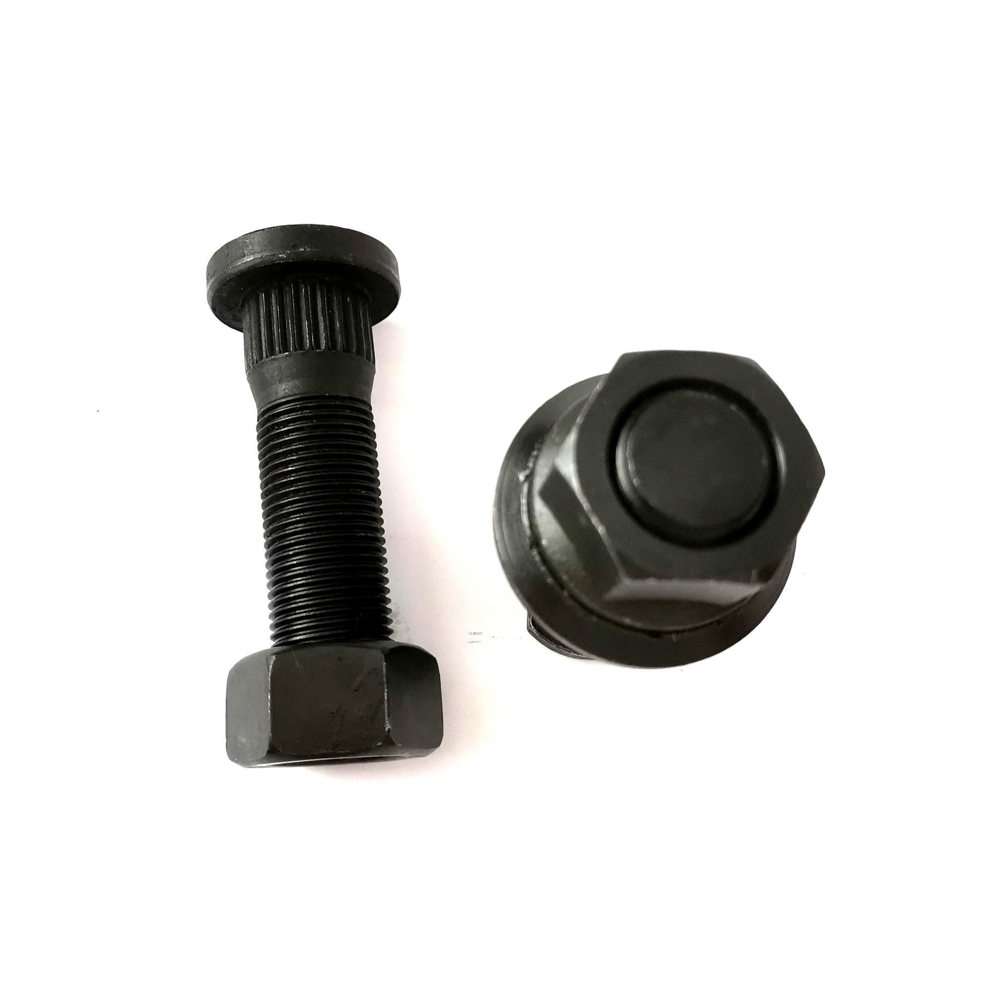 Construction machinery part wheel spare part undercarriage parts Tyre bolt and nut wheel bolt and nut 1v3323