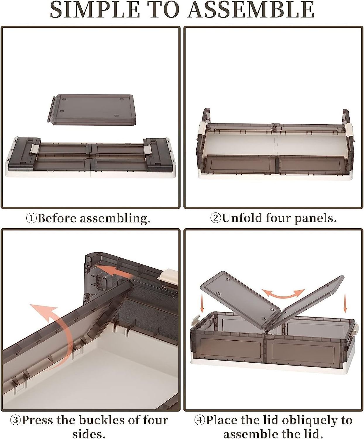 Stackable Under Bed Storage Containers with Wheels